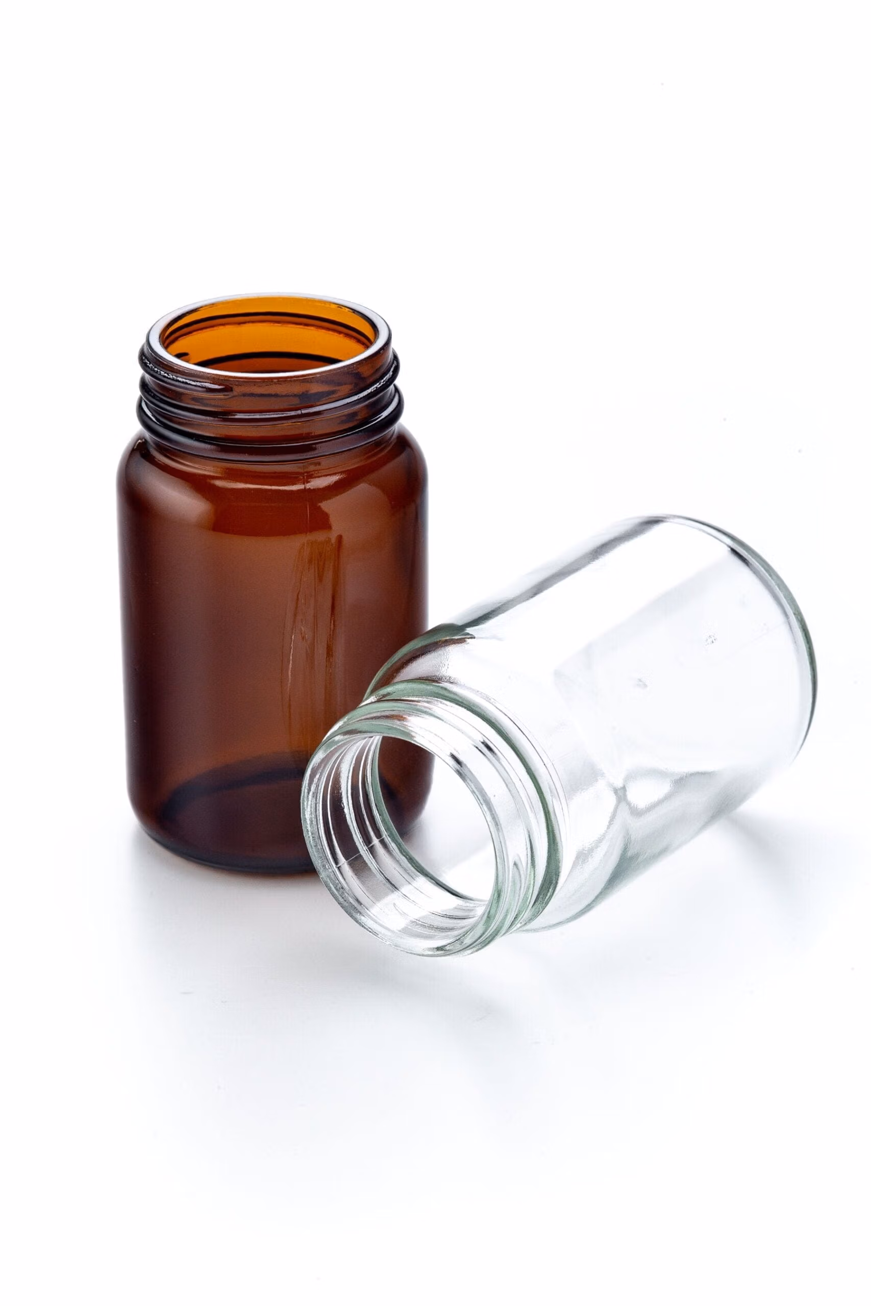 15ml-500ml Glass Powder Jars