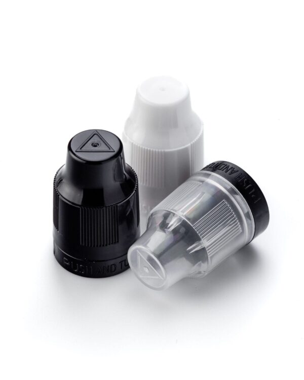 10ml Dropper Bottles PET Plastic with Childproof Caps