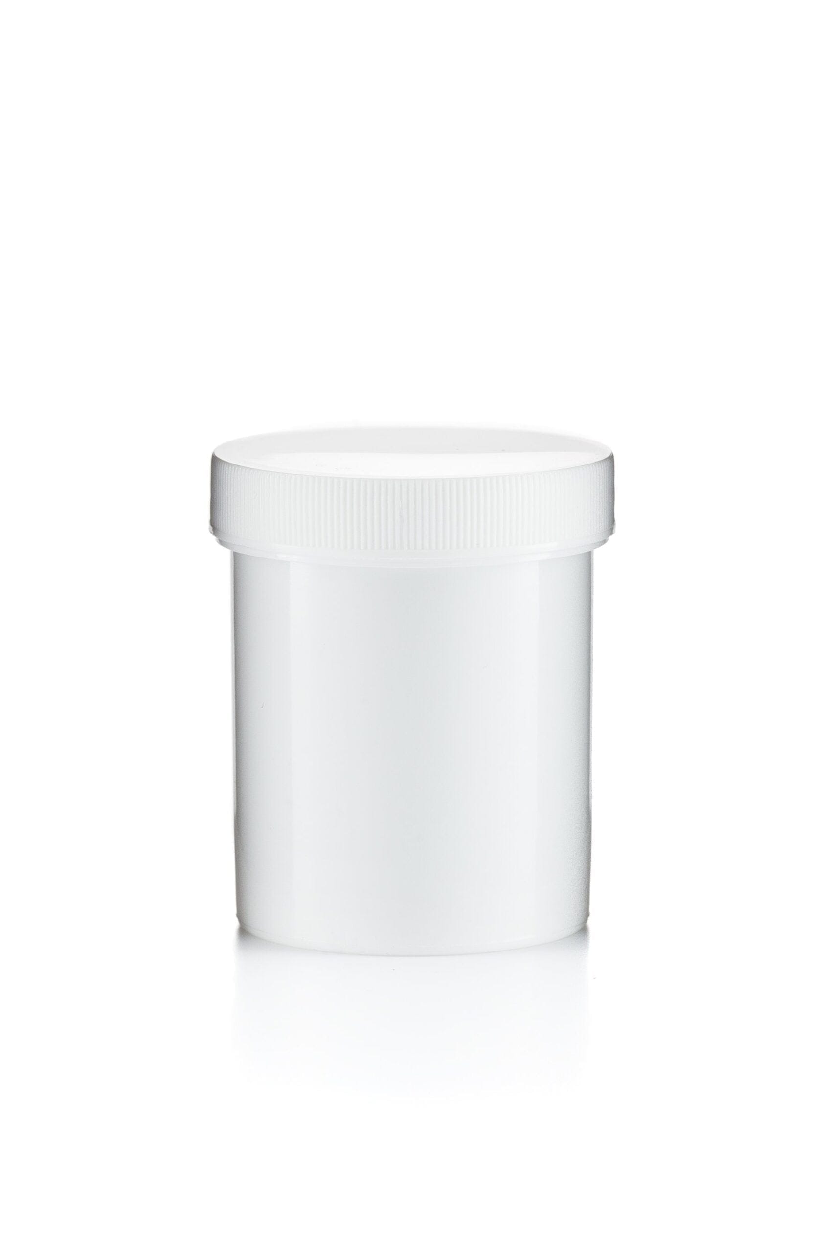 50ml-500ml Pre-Capped White Plastic Ointment Jars