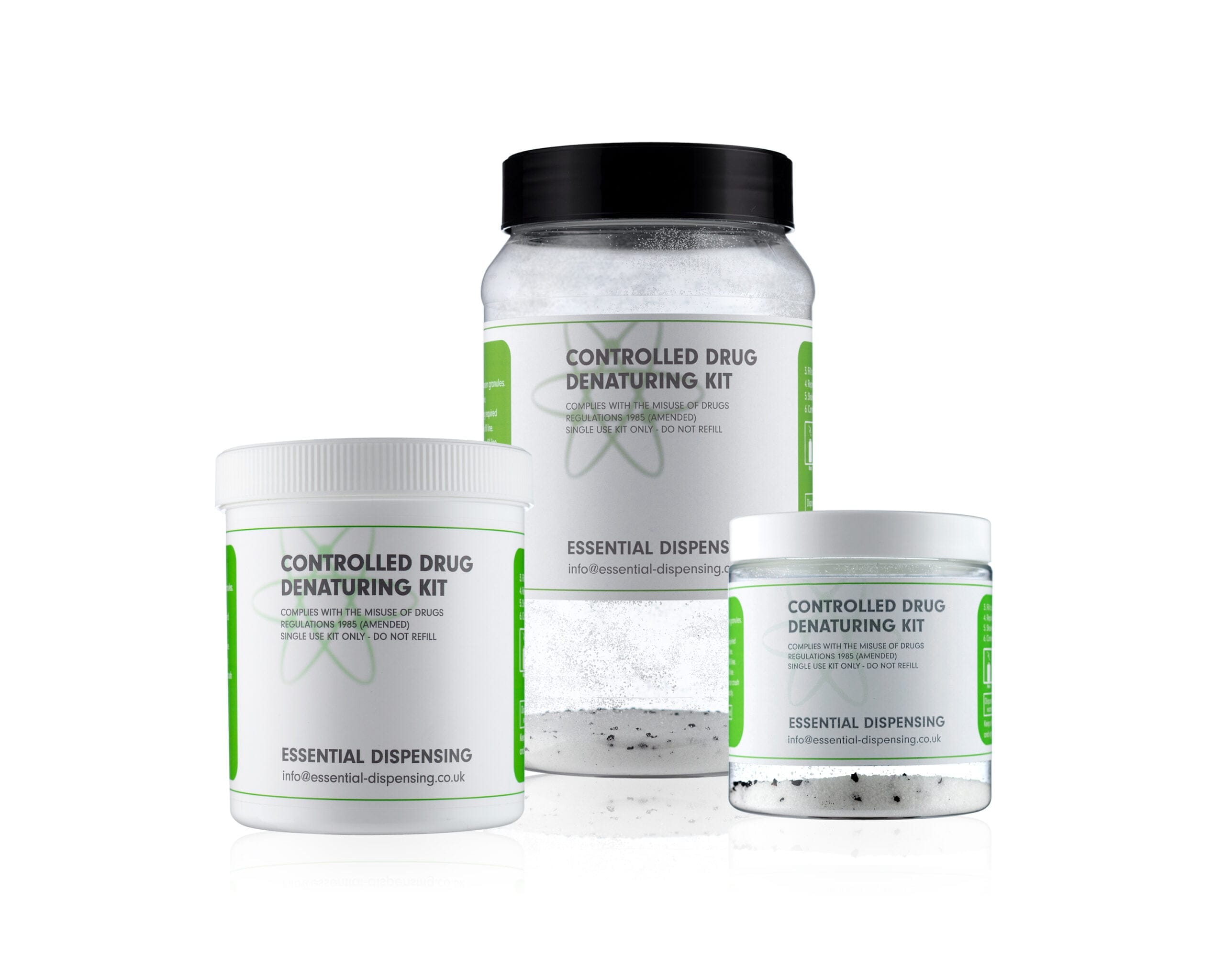 250ml-2000ml Drug Denaturing Kits