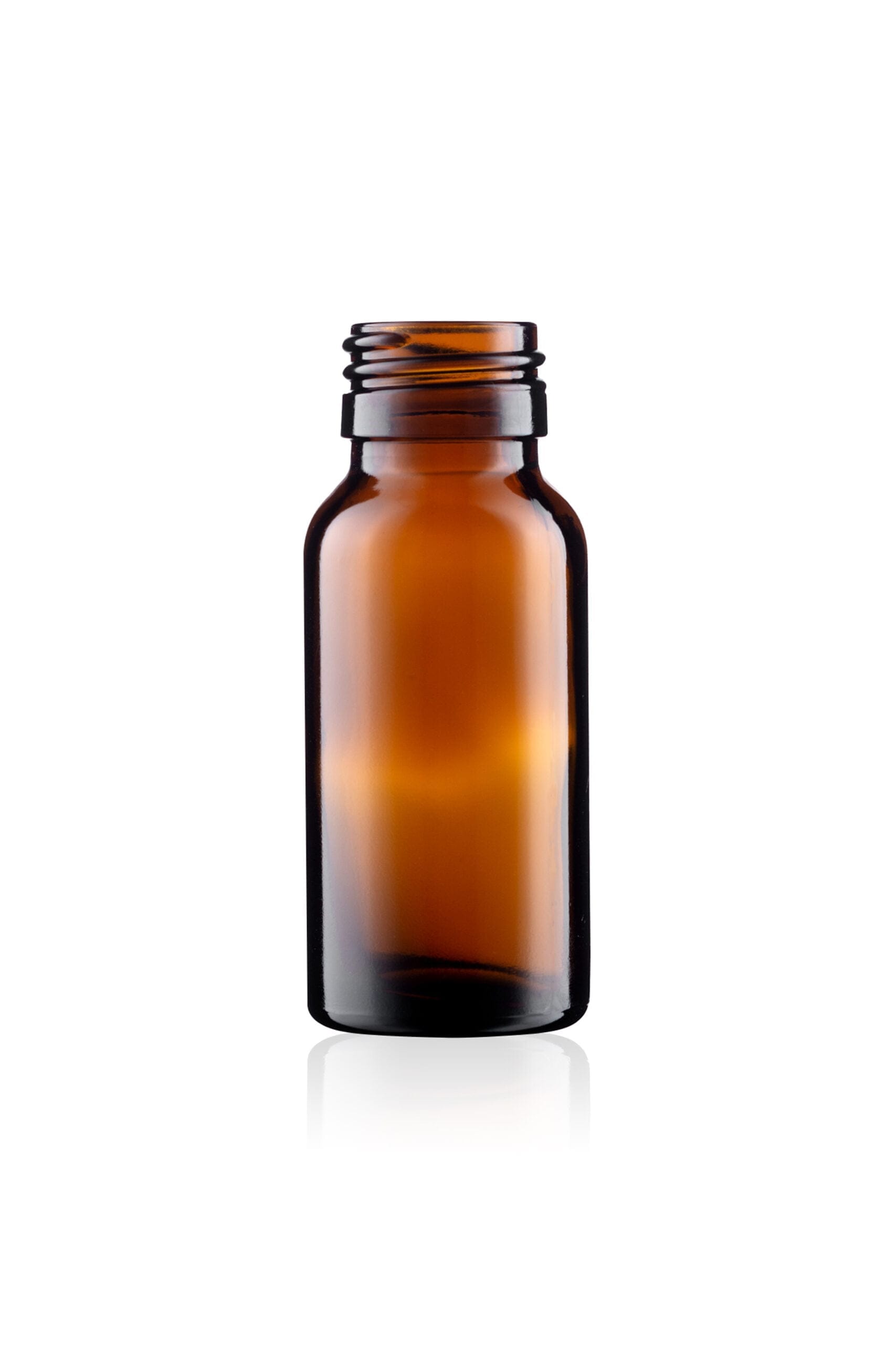 50ml-300ml Amber Glass Boston Round Bottles
