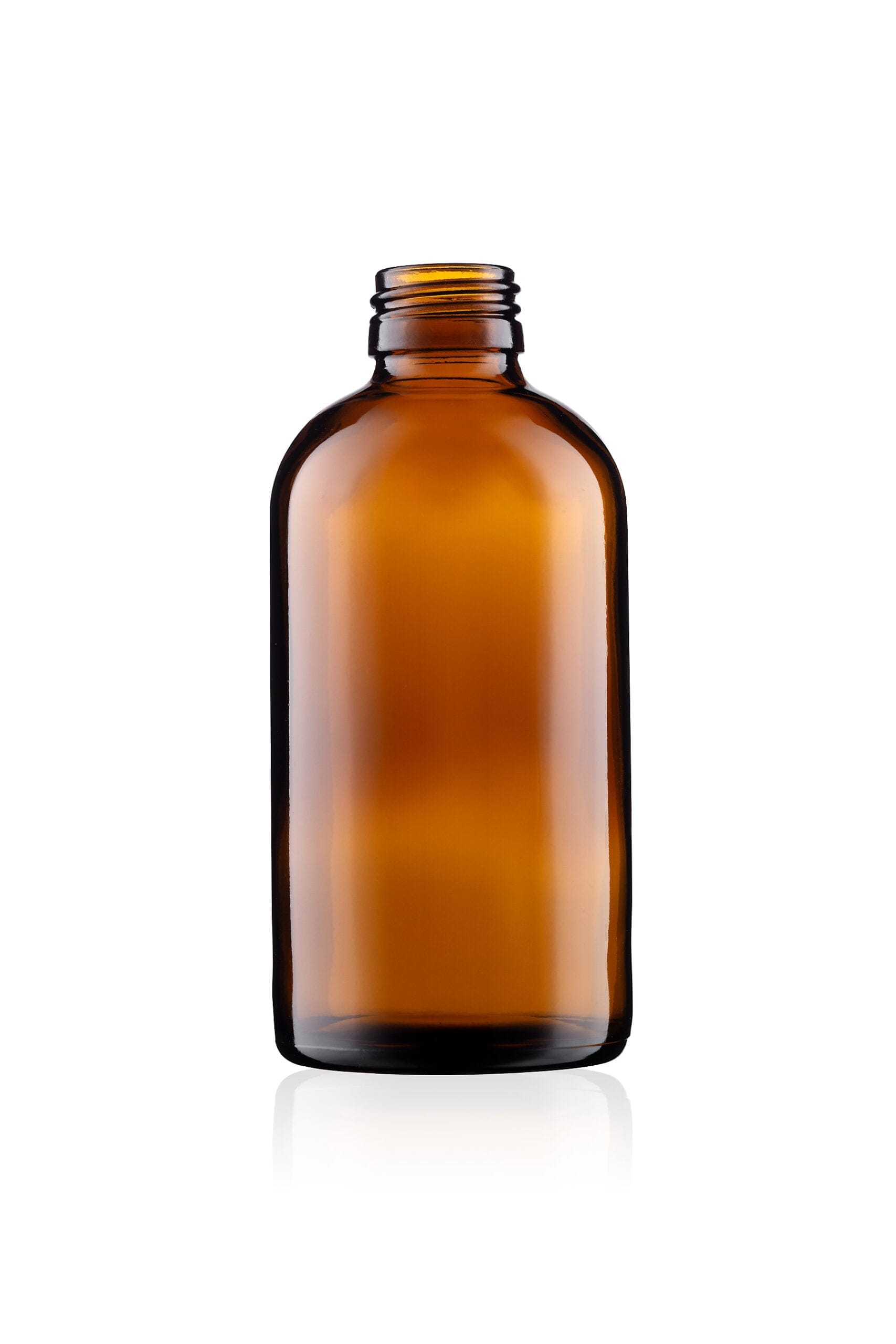 50ml-300ml Amber Glass Boston Round Bottles
