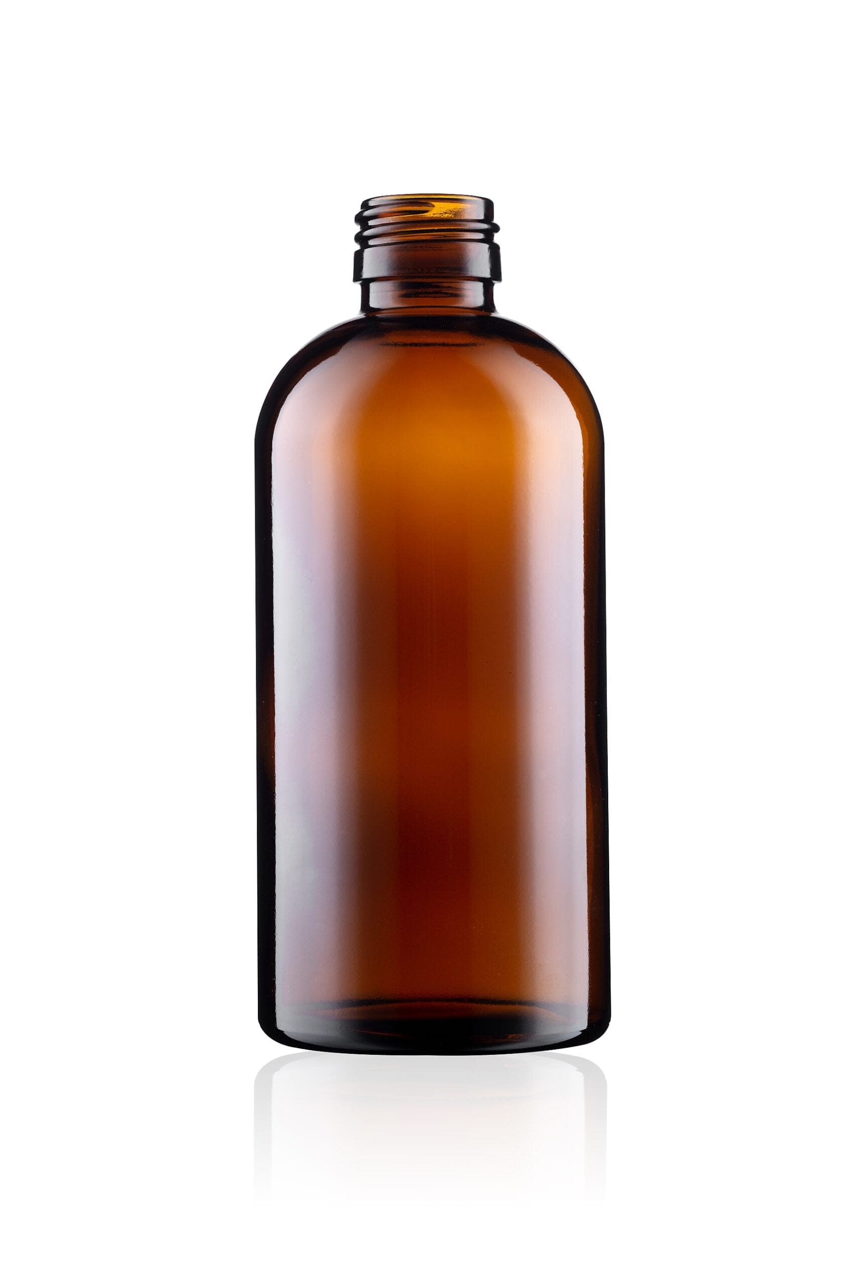 50ml-300ml Amber Glass Boston Round Bottles