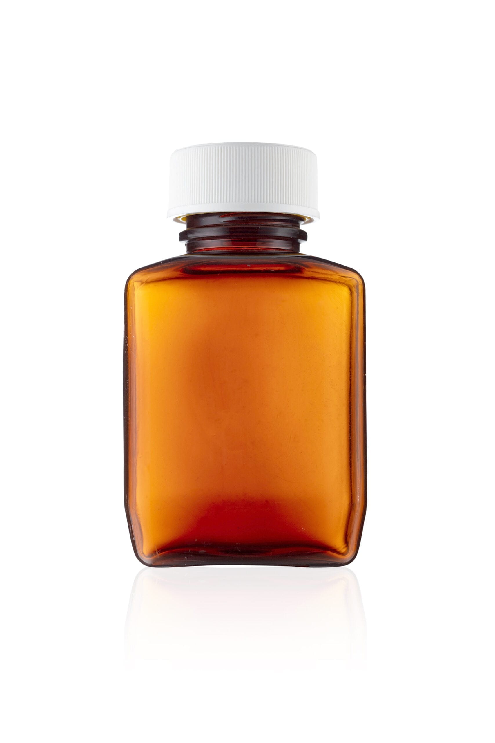165ml CuboPac™ Amber Rectangular Tablet Bottle
