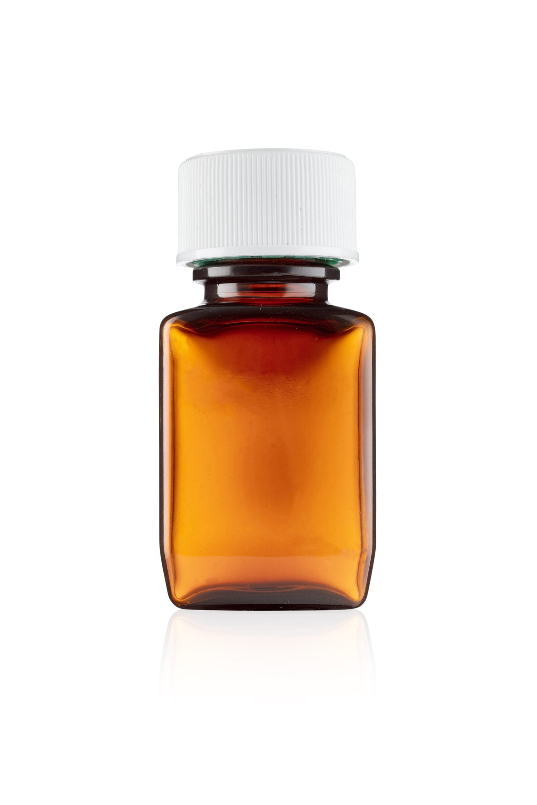 32ml CuboPac™ Amber Rectangular Tablet Bottle