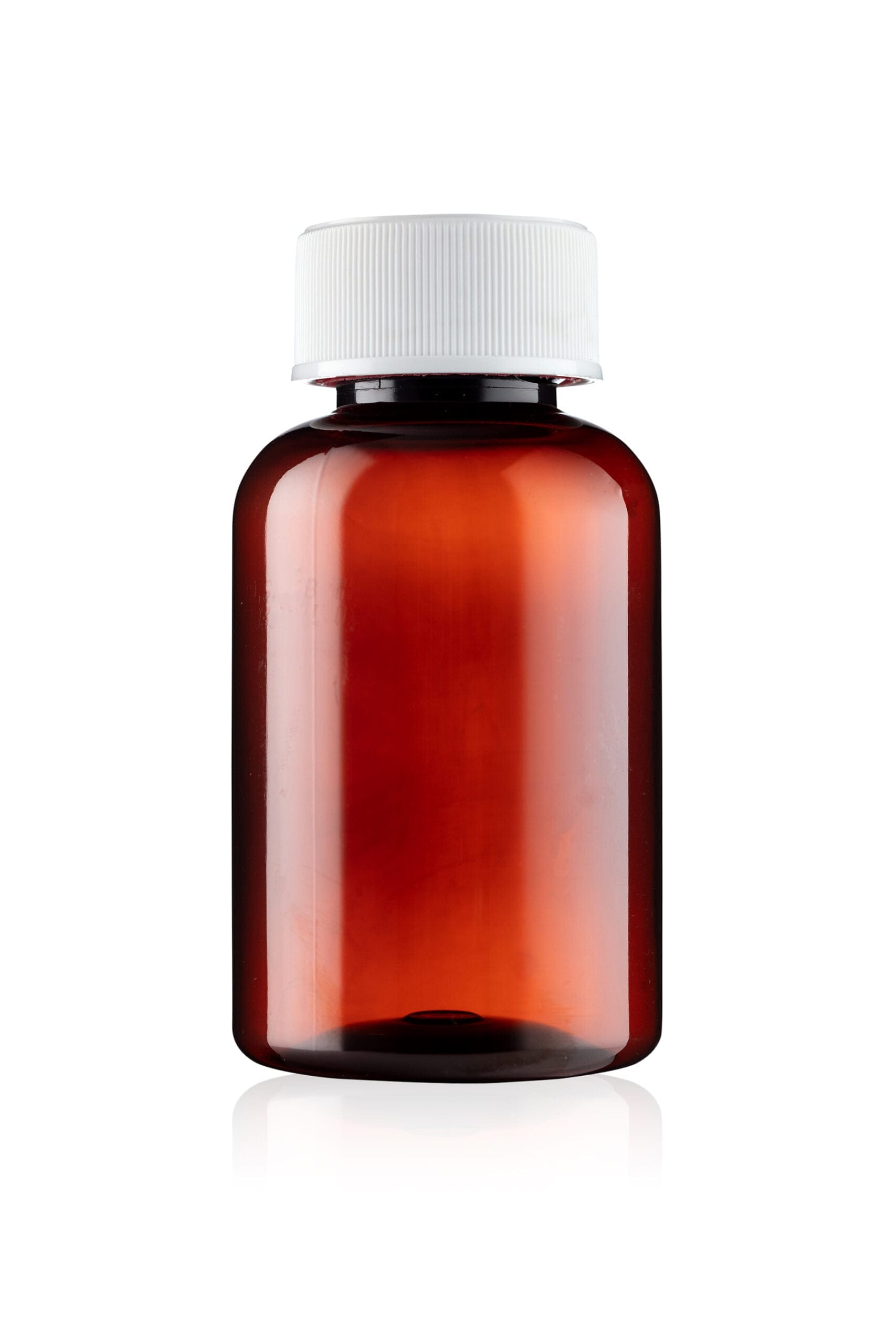 120ml UnoPac® Amber Round PET Tablet Bottle