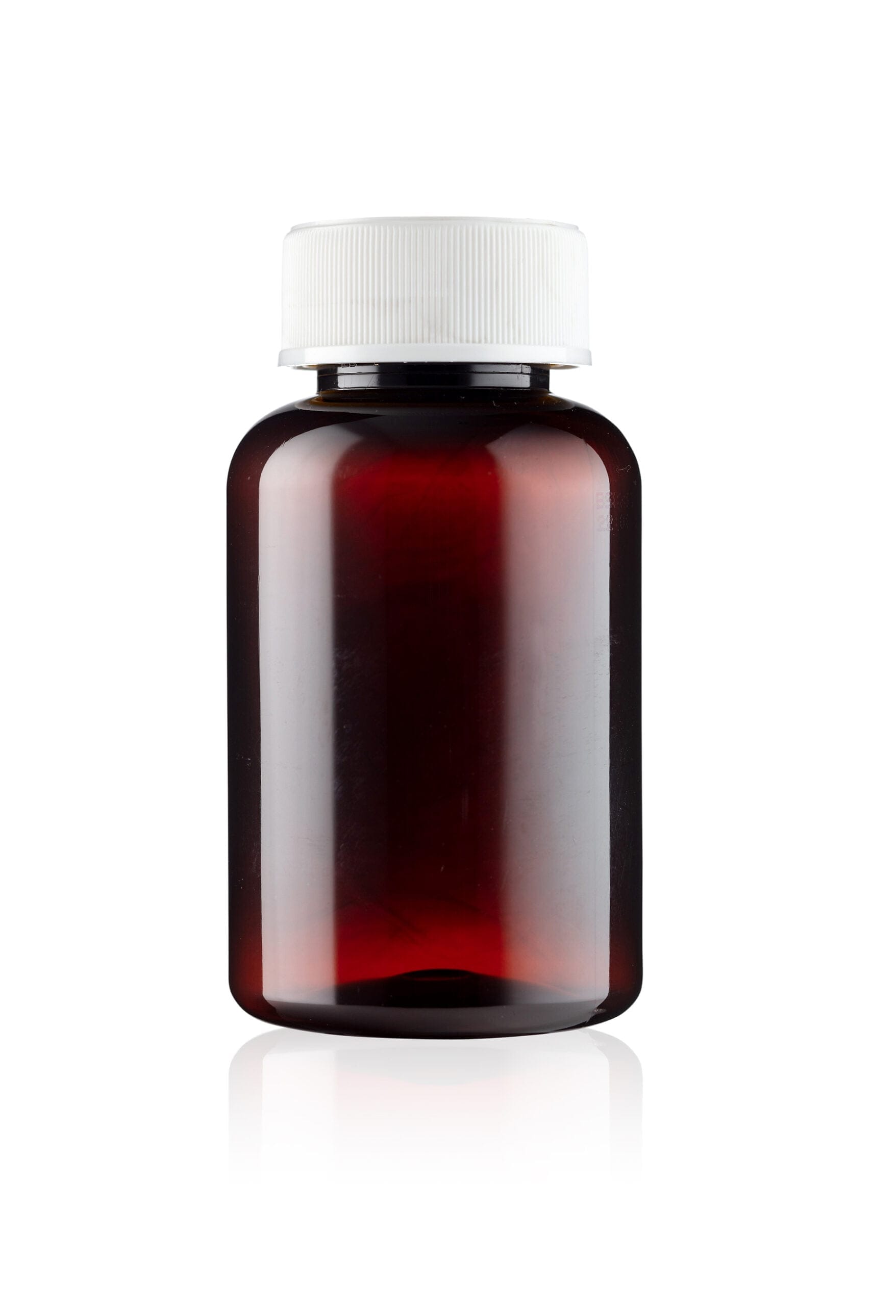 150ml UnoPac® Amber Round PET Tablet Bottle