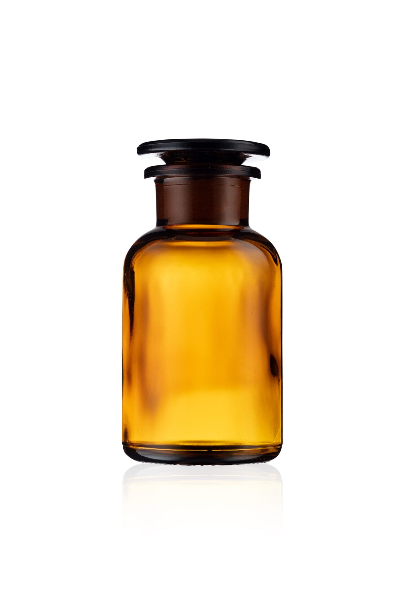 250ml Amber Glass Reagent Bottle & Ground Stopper