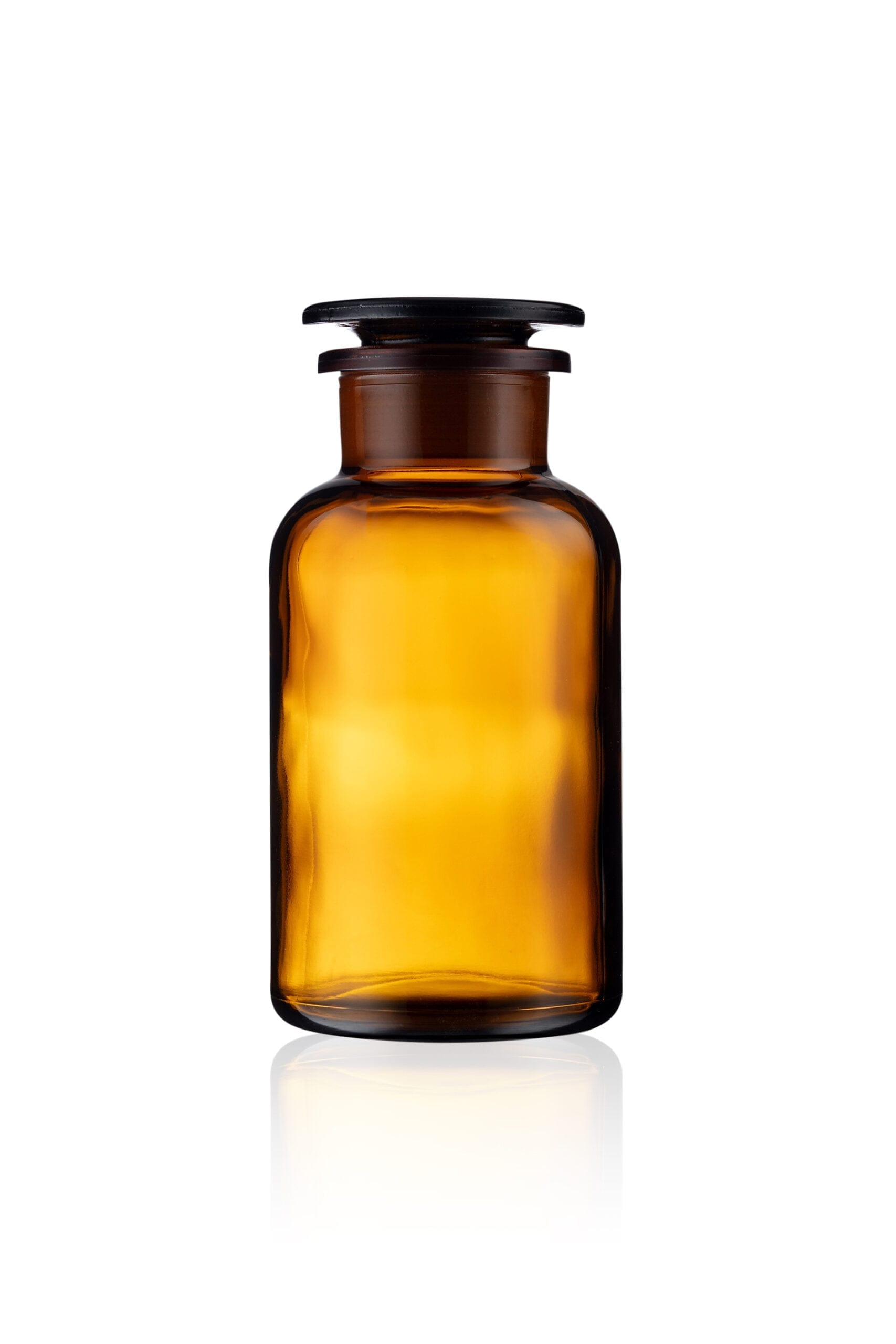 500ml Amber Glass Reagent Bottle & Ground Stopper