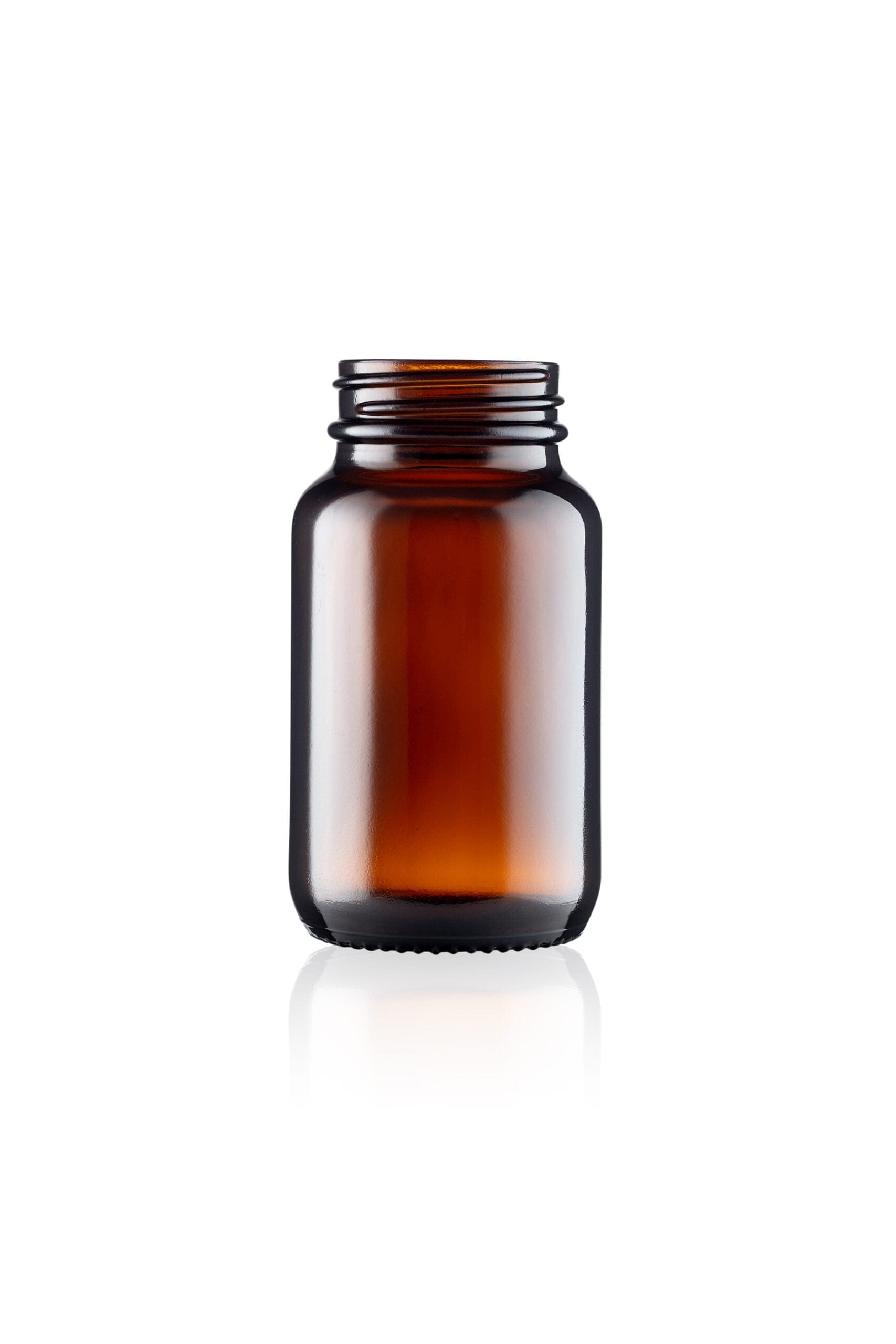 100ml Amber Glass Powder Jar