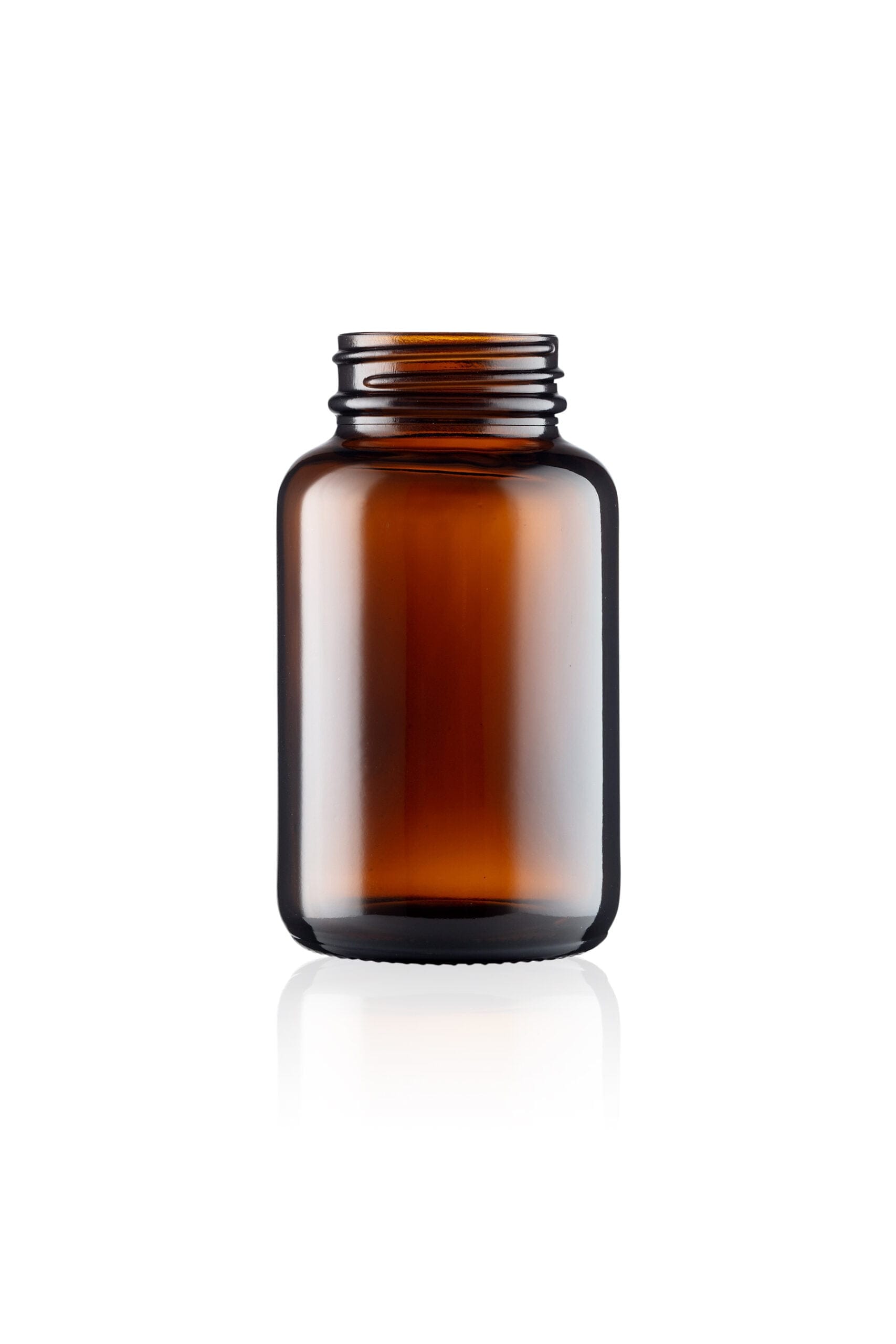 125ml Amber Glass Powder Jar