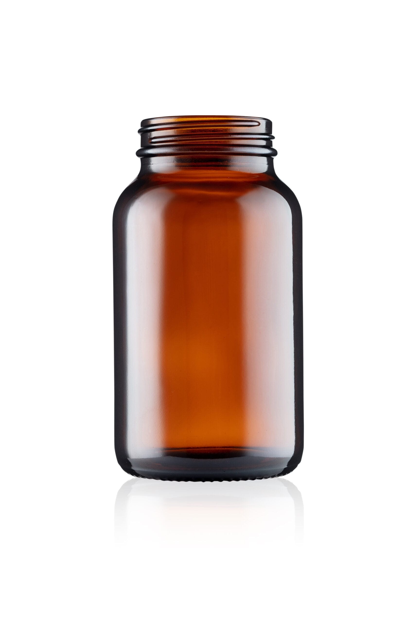 250ml Amber Glass Powder Jar