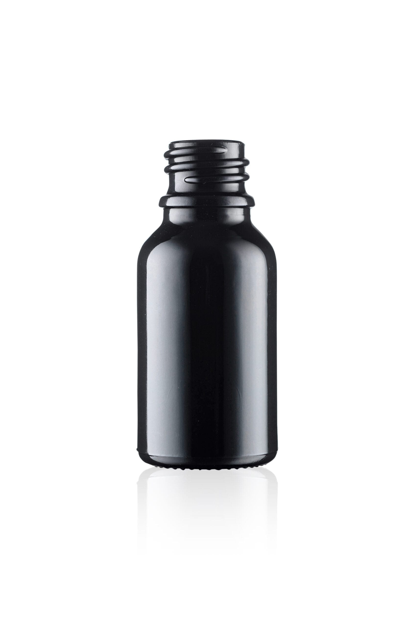 15ml Black Glass Hampton Dropper Bottle