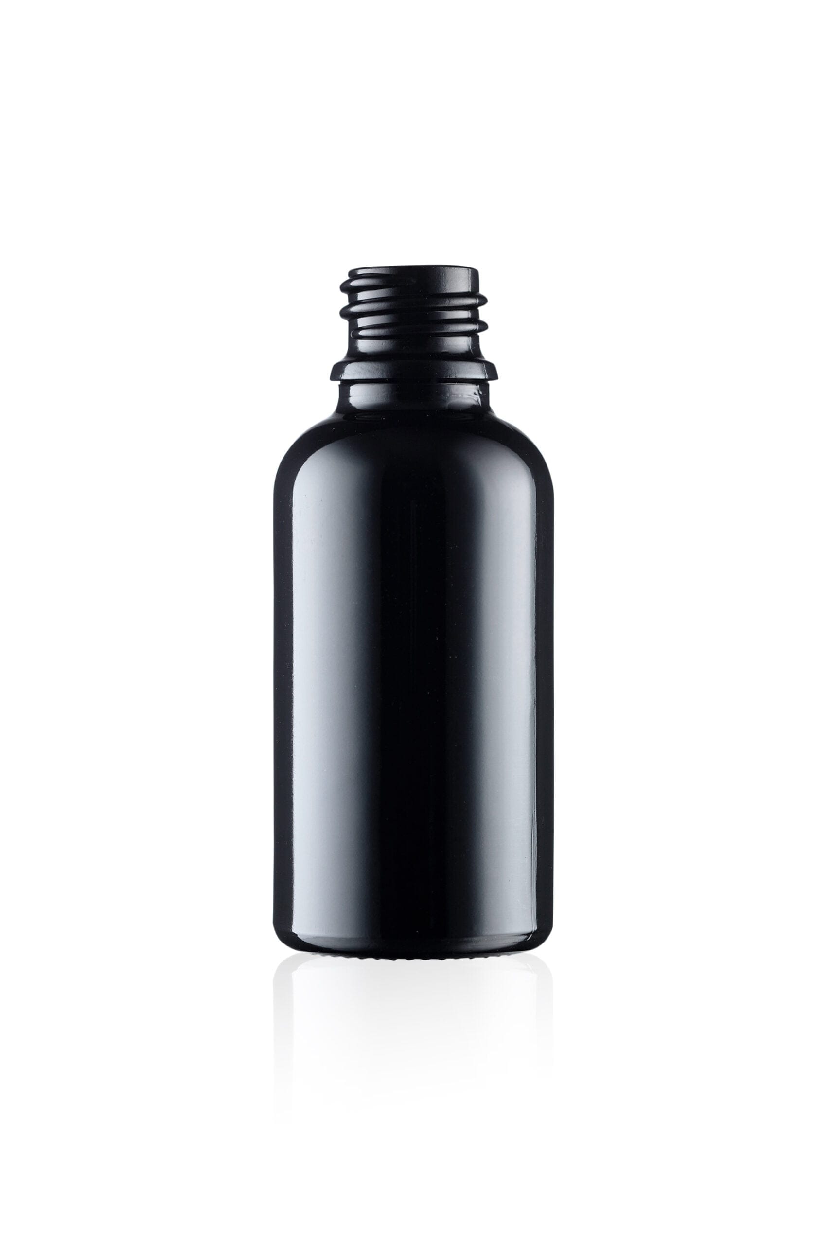 30ml Black Glass Hampton Dropper Bottle