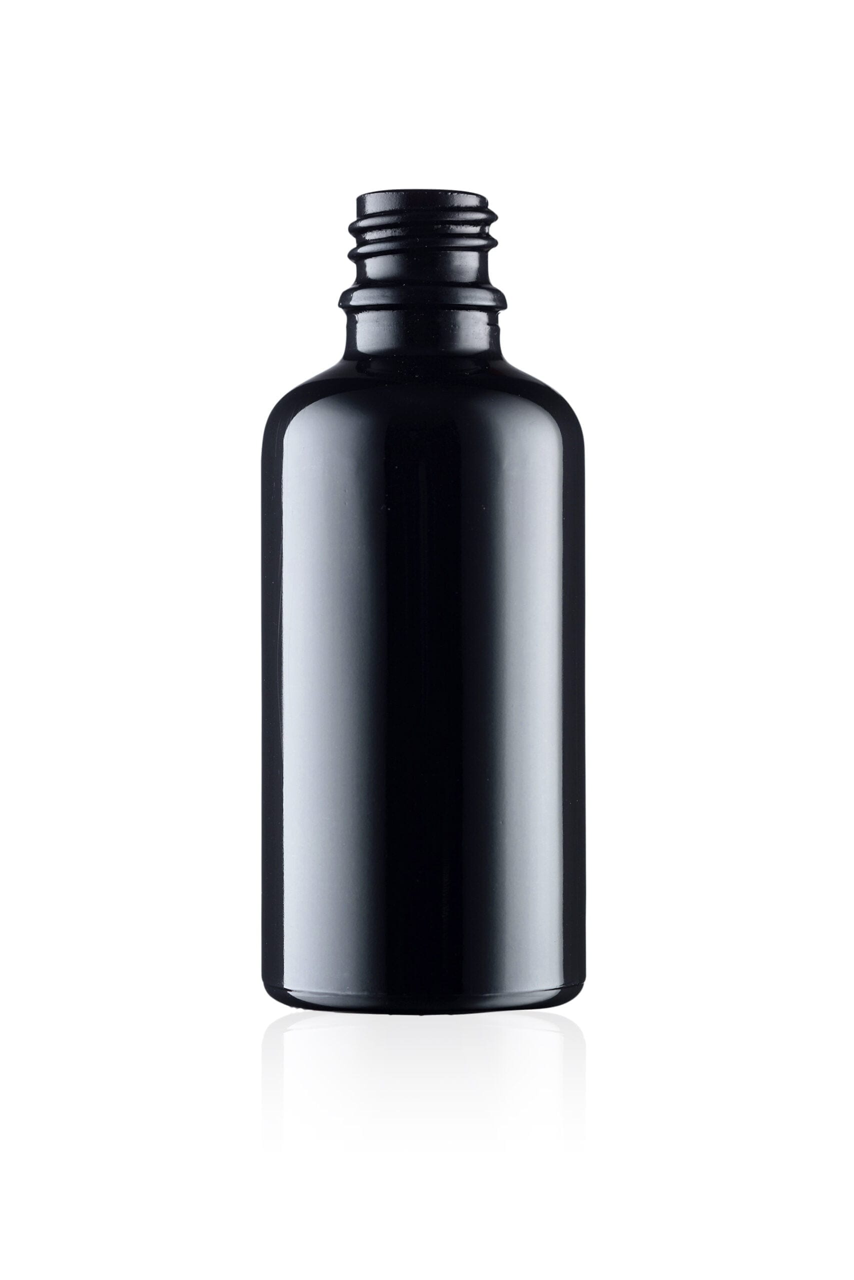 50ml Black Glass Hampton Dropper Bottle