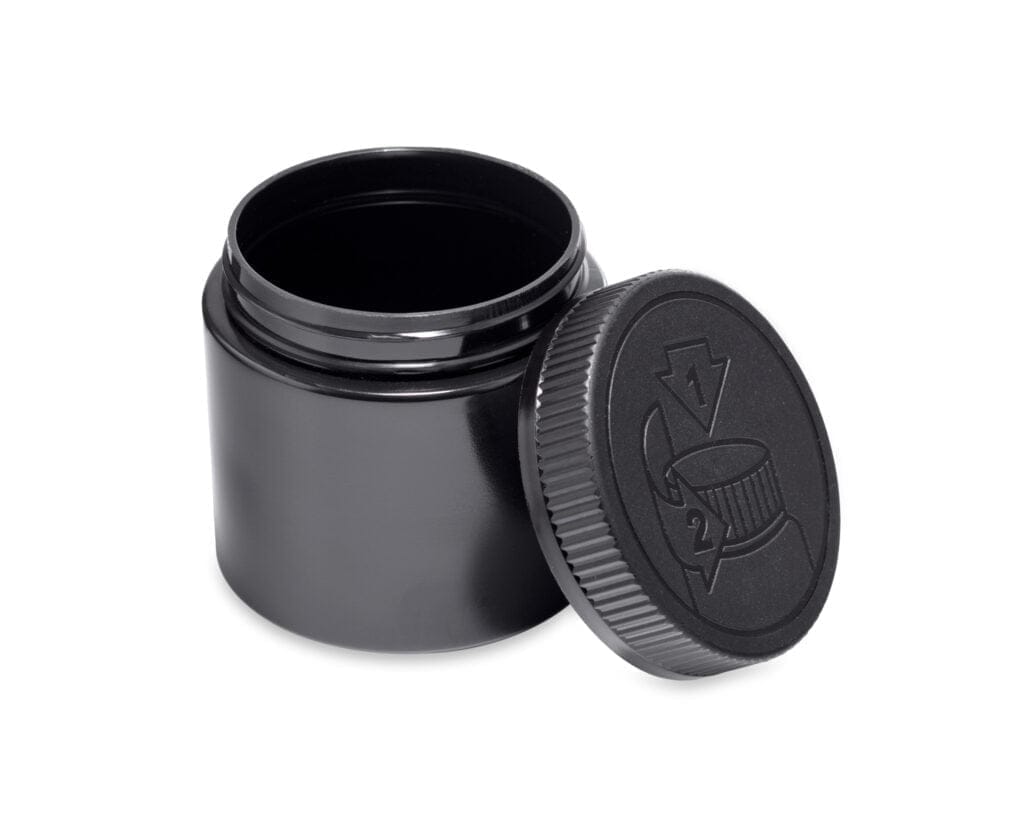 250ml Black Child Resistant Jars