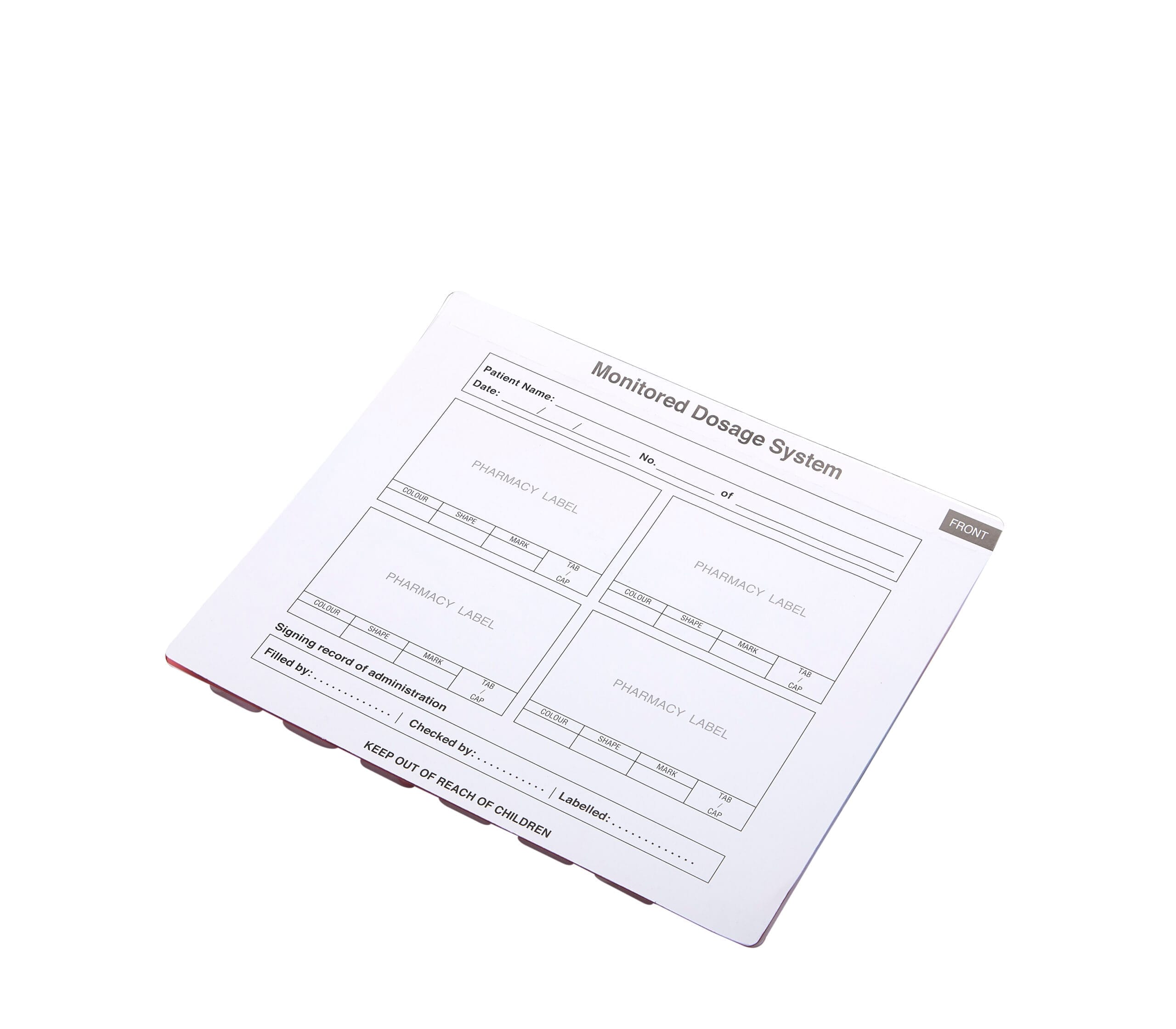Monitored Dosage System (MDS)