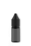 10ml-120ml Unicorn PET Vape Black Bottles with Black CRC & Tamper Evident Cap