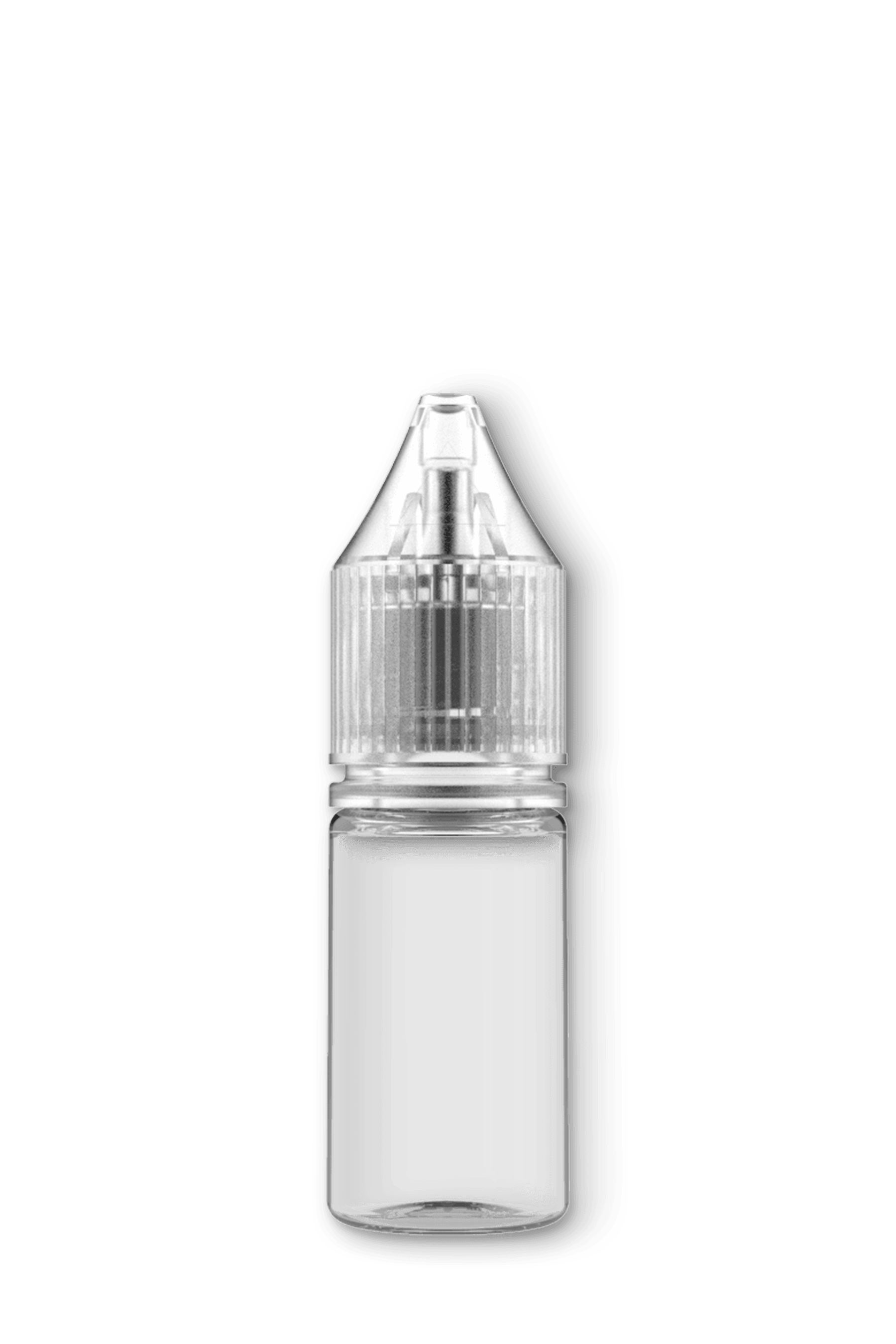 10ml-120ml Unicorn PET Vape Clear Bottles with Natural CRC & Tamper Evident Cap