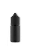 10ml-120ml Unicorn PET Vape Black Bottles with Black CRC & Tamper Evident Cap
