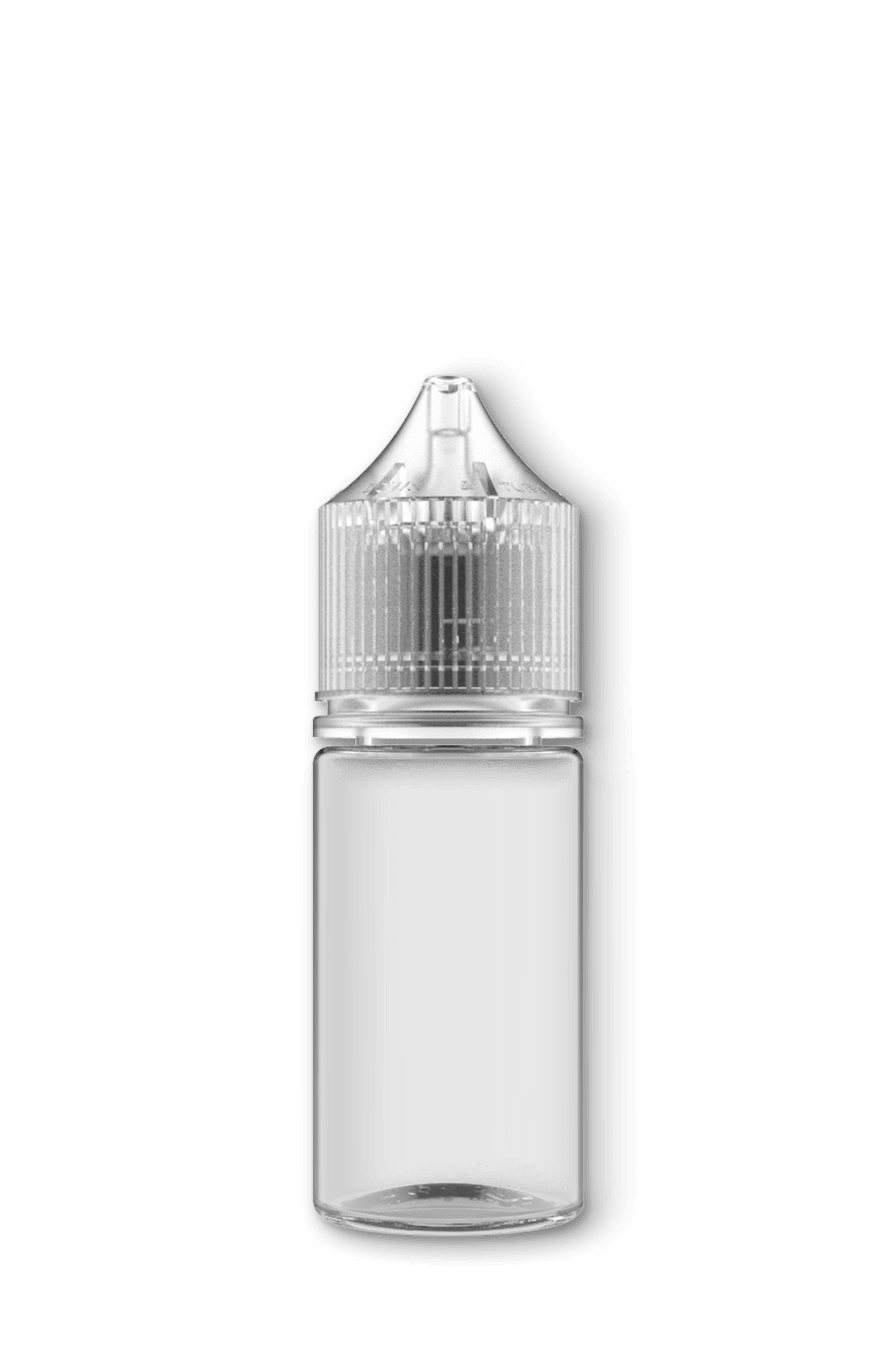 10ml-120ml Unicorn PET Vape Clear Bottles with Natural CRC & Tamper Evident Cap