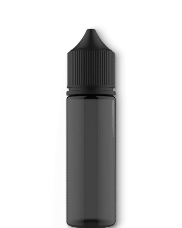 10ml-120ml Unicorn PET Vape Black Bottles with Black CRC & Tamper Evident Cap