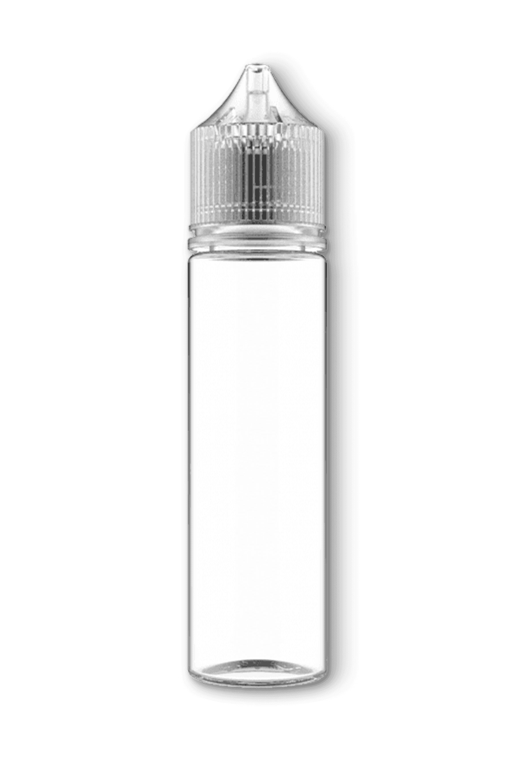 10ml-120ml Unicorn PET Vape Clear Bottles with Natural CRC & Tamper Evident Cap