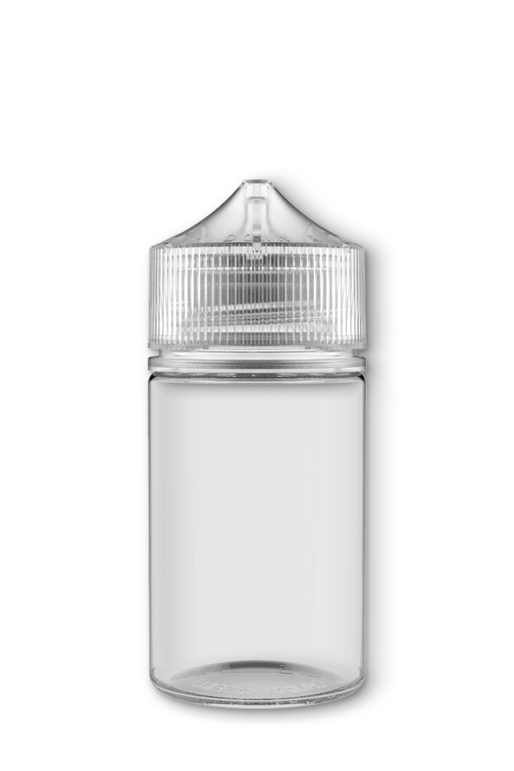 10ml-120ml Unicorn PET Vape Clear Bottles with Natural CRC & Tamper Evident Cap