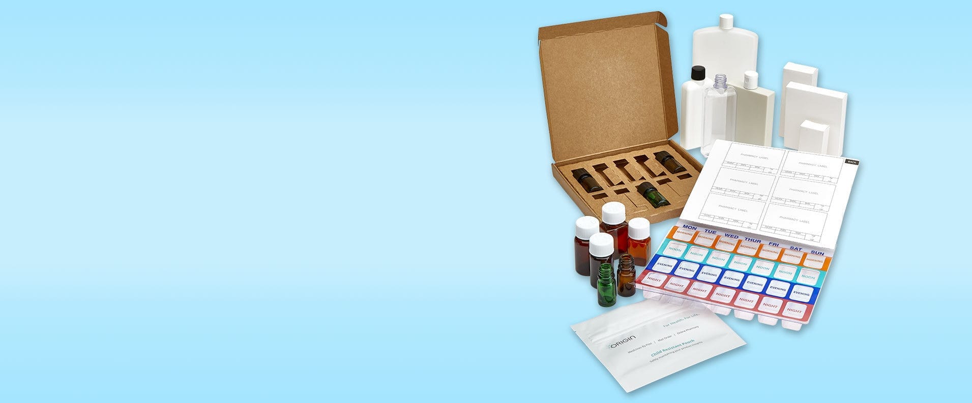 Gamme d'emballages postaux pour pharmacies