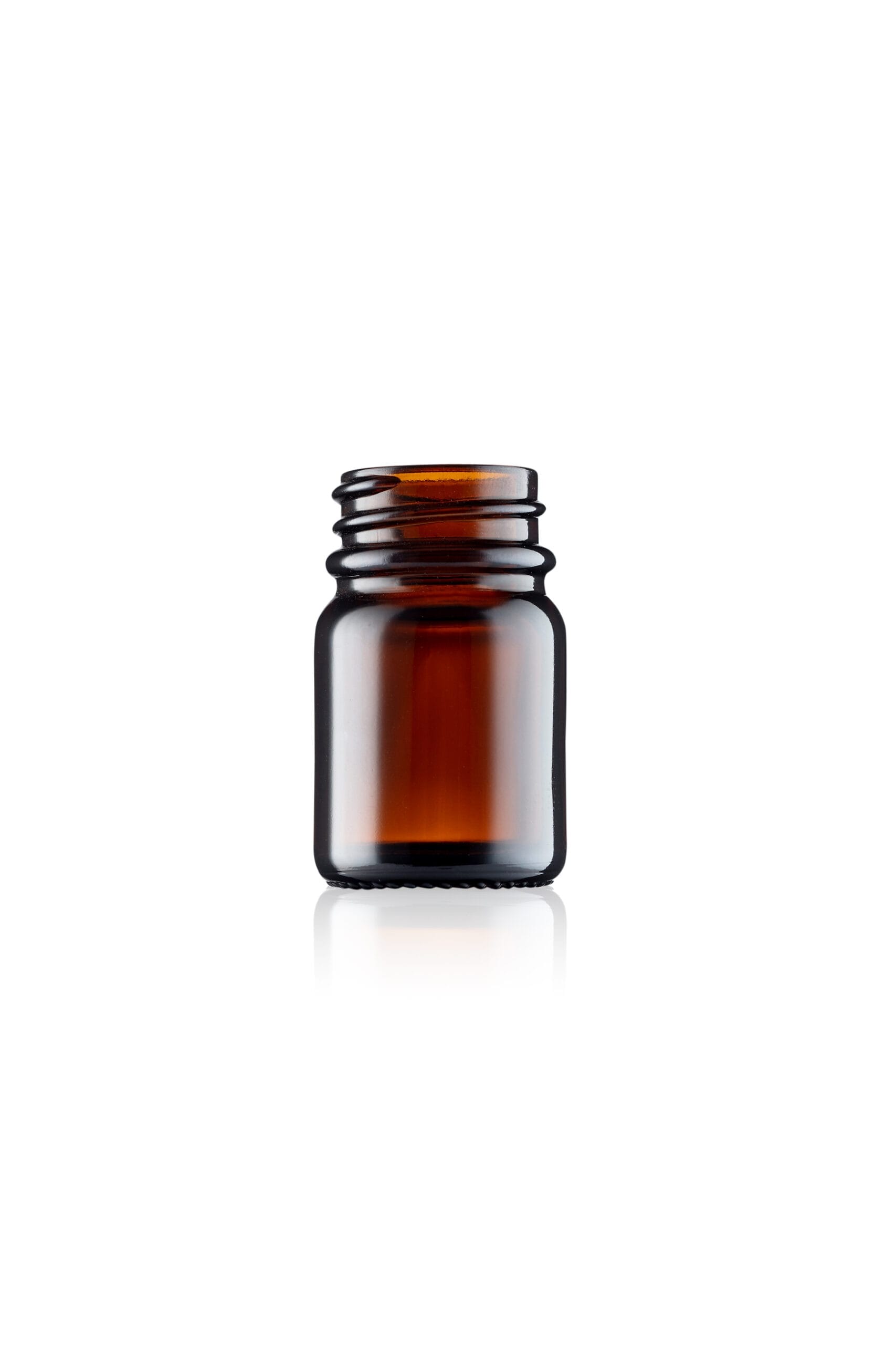 15ml Amber Glass Powder Jar