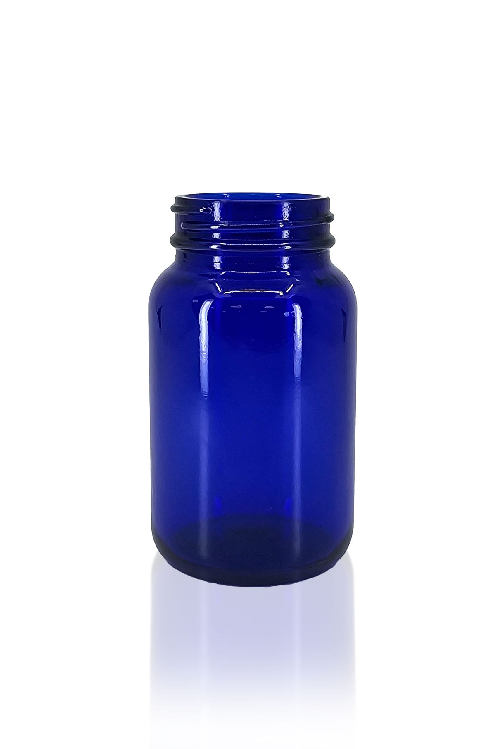 200ml Blue and Green Pharma Jars