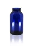 Photo of a 500ml blue pharma jar