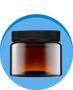 250ml Amber Glass Jar